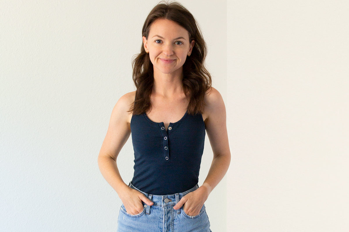How to Add a Henley Placket to the Kila Tank – Allie Olson Sewing