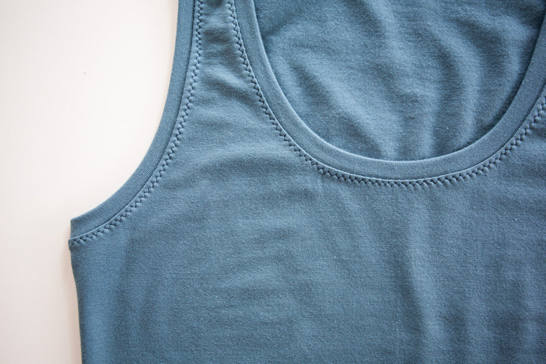 How to Sew Knit Bands on the Kila Tank