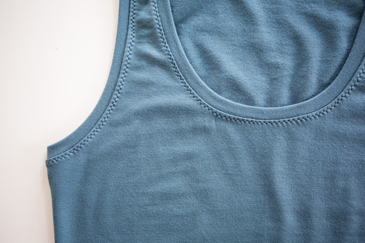 How to Sew Knit Bands on the Kila Tank