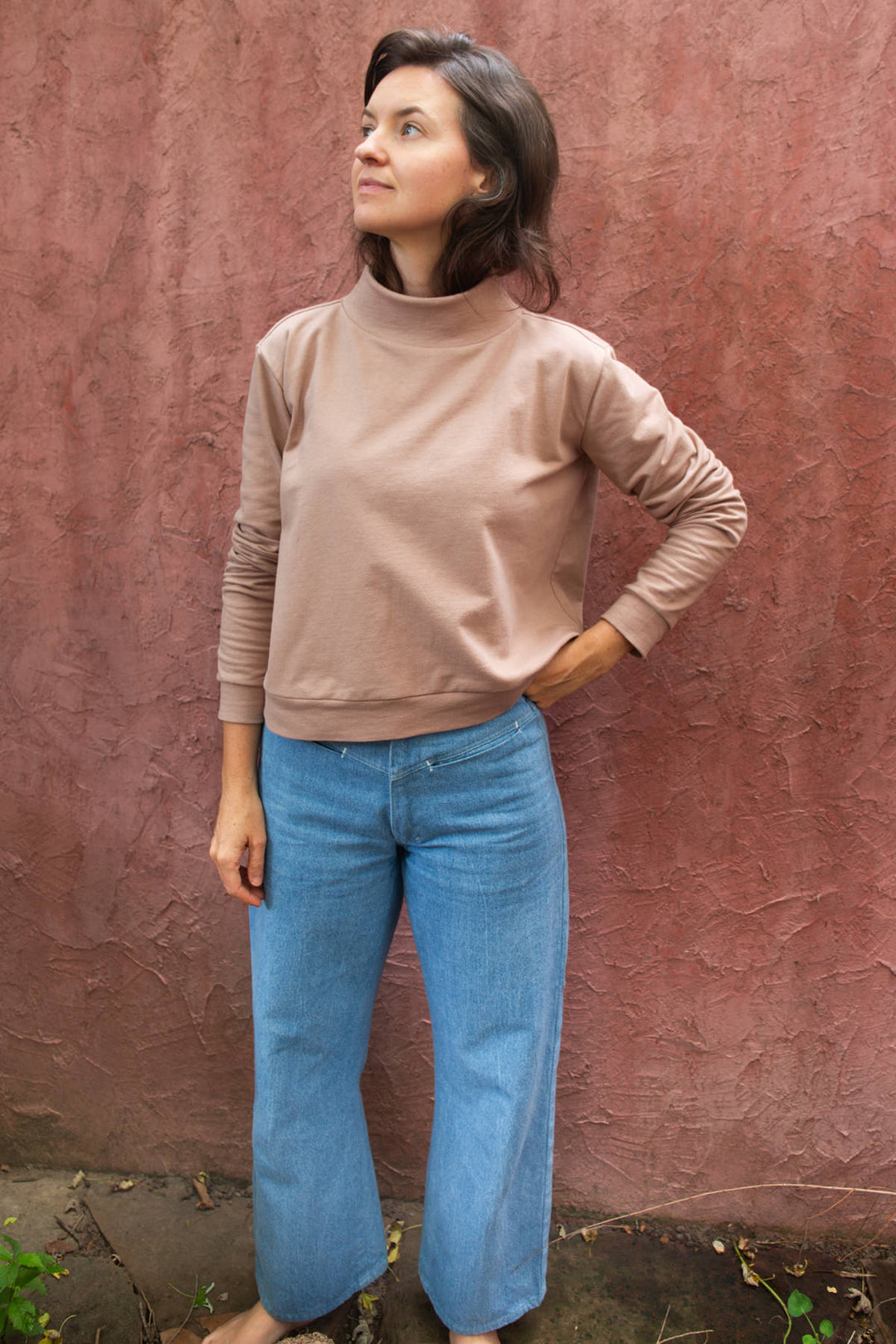 MASSES　BRUSH NECK PULLOVER hive-pullover-view-b-