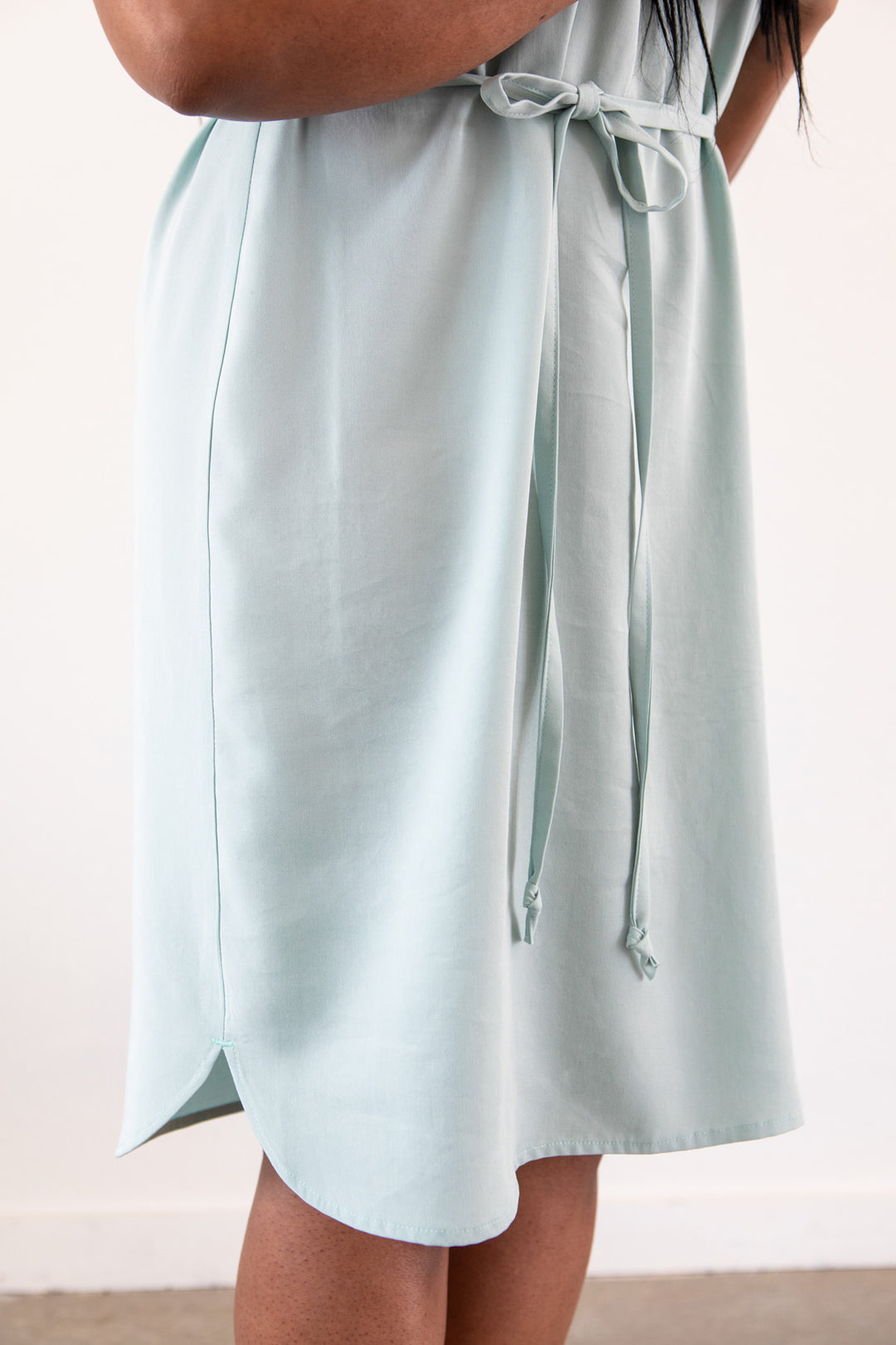 Coram Dress Hem | Allie Olson Sewing Patterns